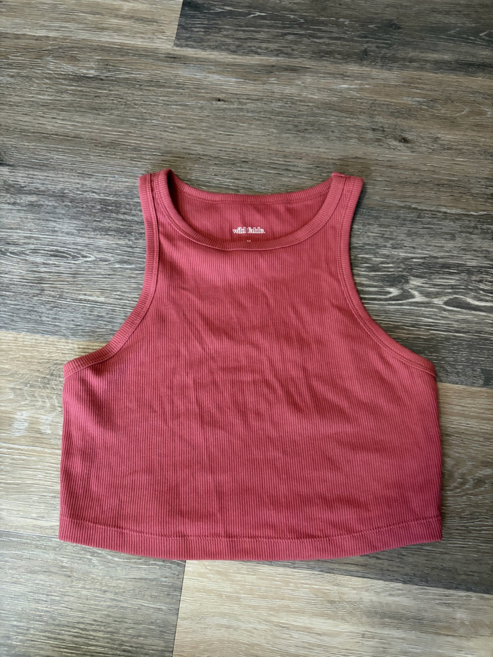 wild fable Ribbed Tank Top - Dusty Rose